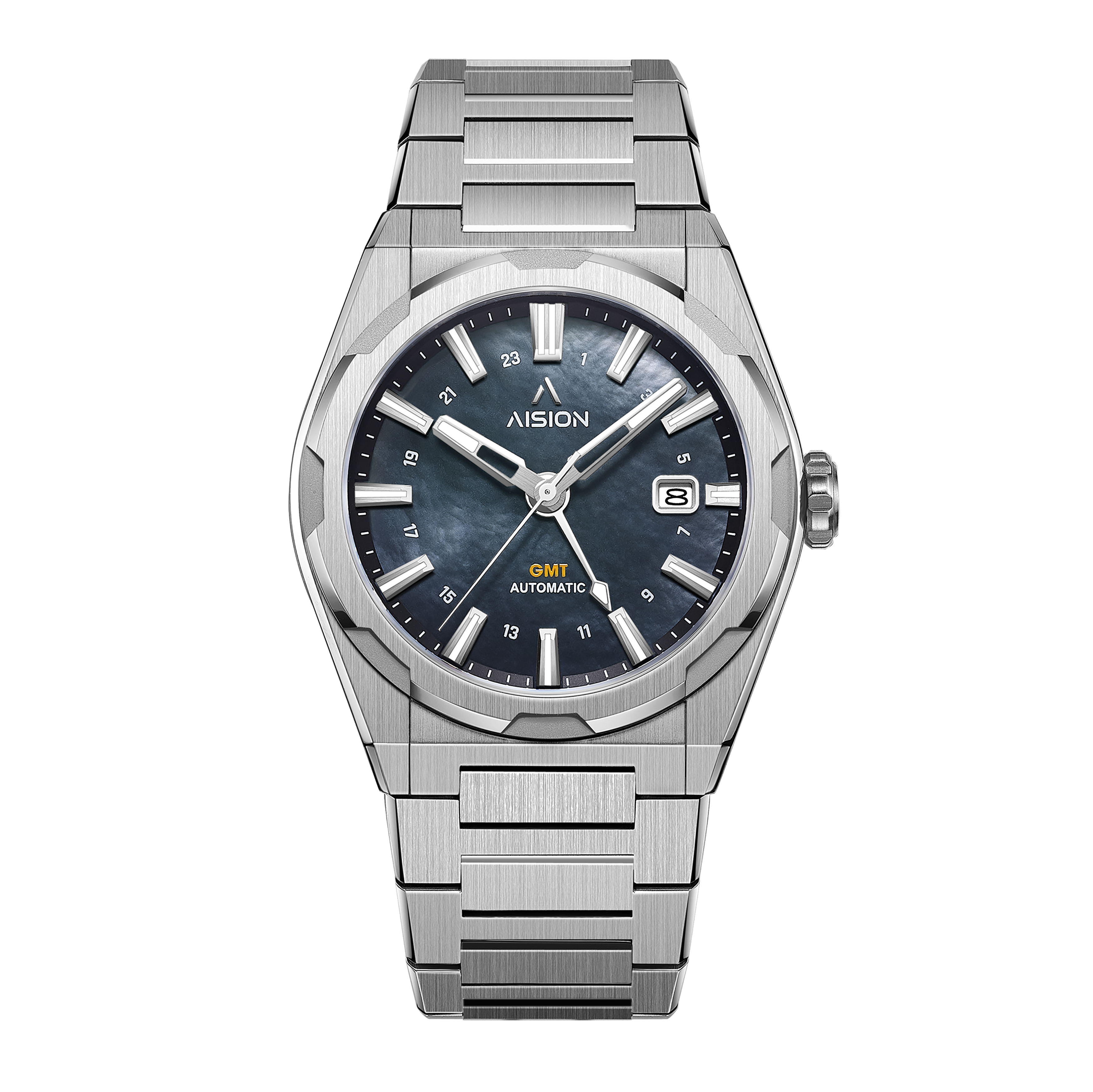 HANG GMT - 灰色貝母錶面