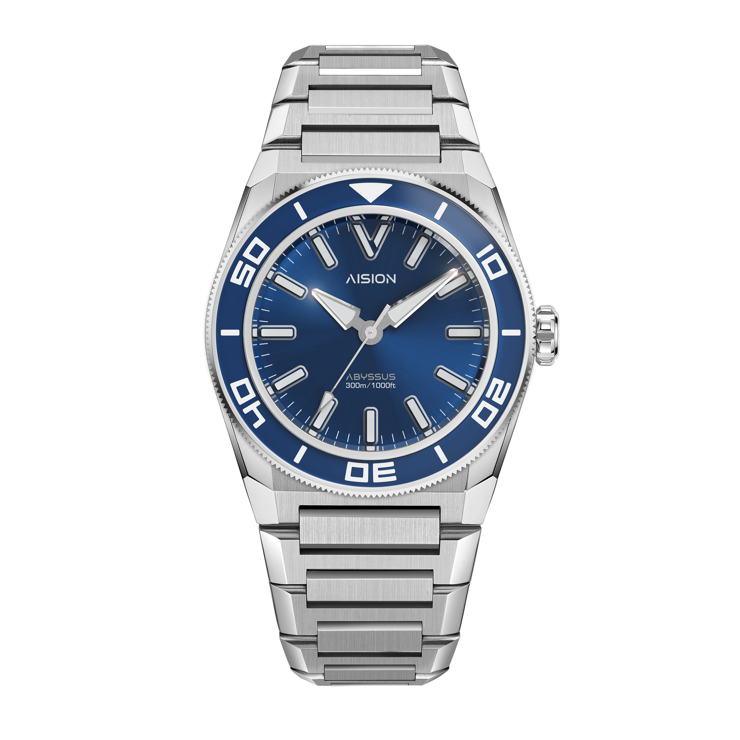 HANG ABYSSUS - Blue Sunburst Dial - Bracelet