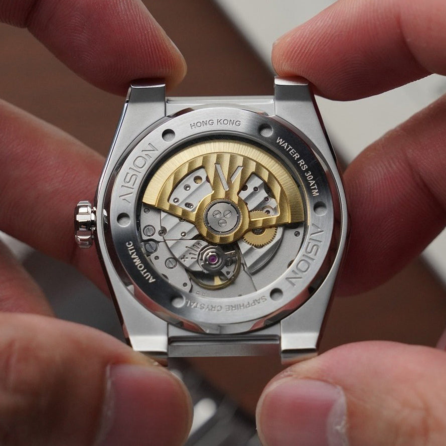 HANG ABYSSUS - Black Enamel Dial (lacquer) - FKM Strap