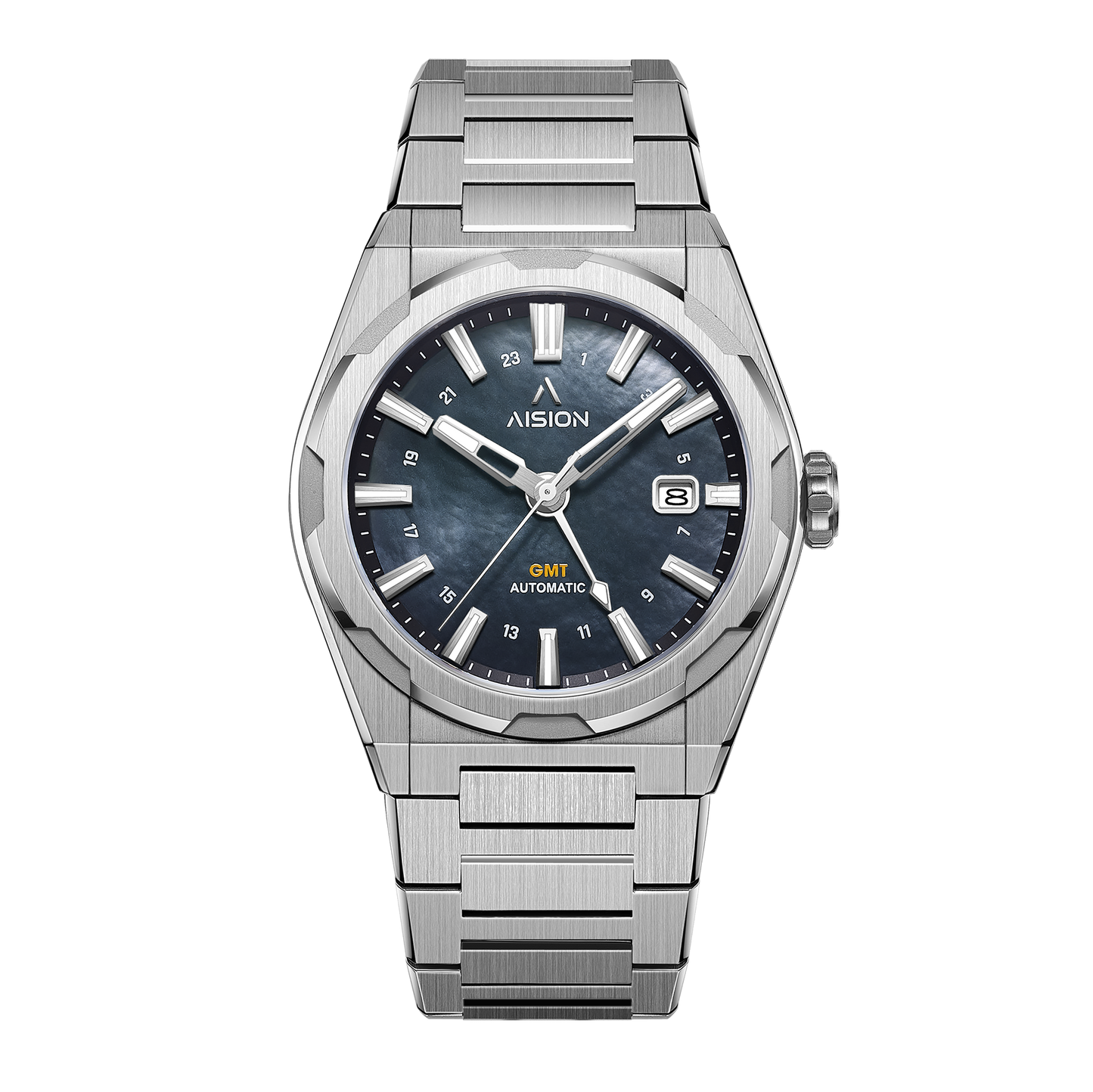 HANG GMT - 灰色貝母錶面