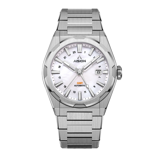 HANG GMT - 白色貝母錶面