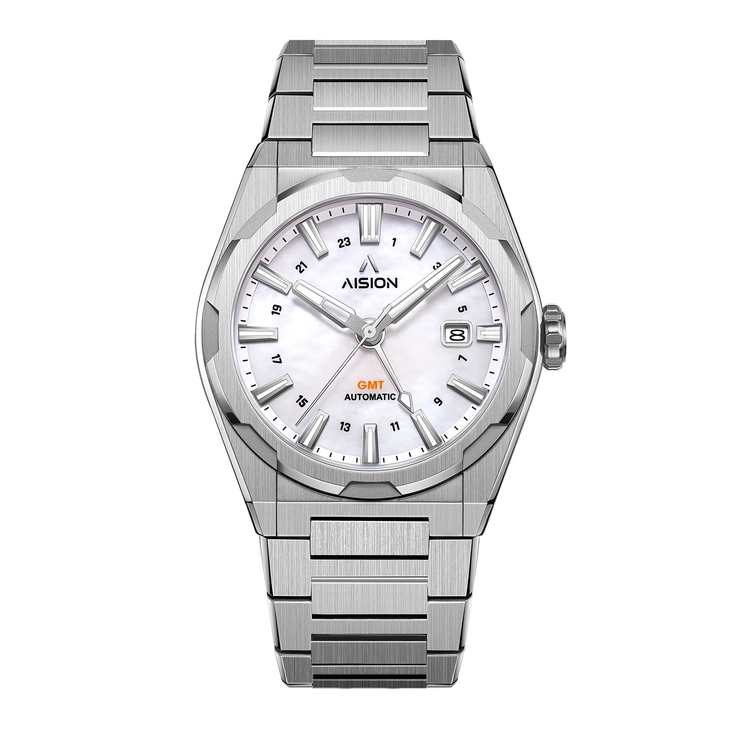 HANG GMT - 白色貝母錶面