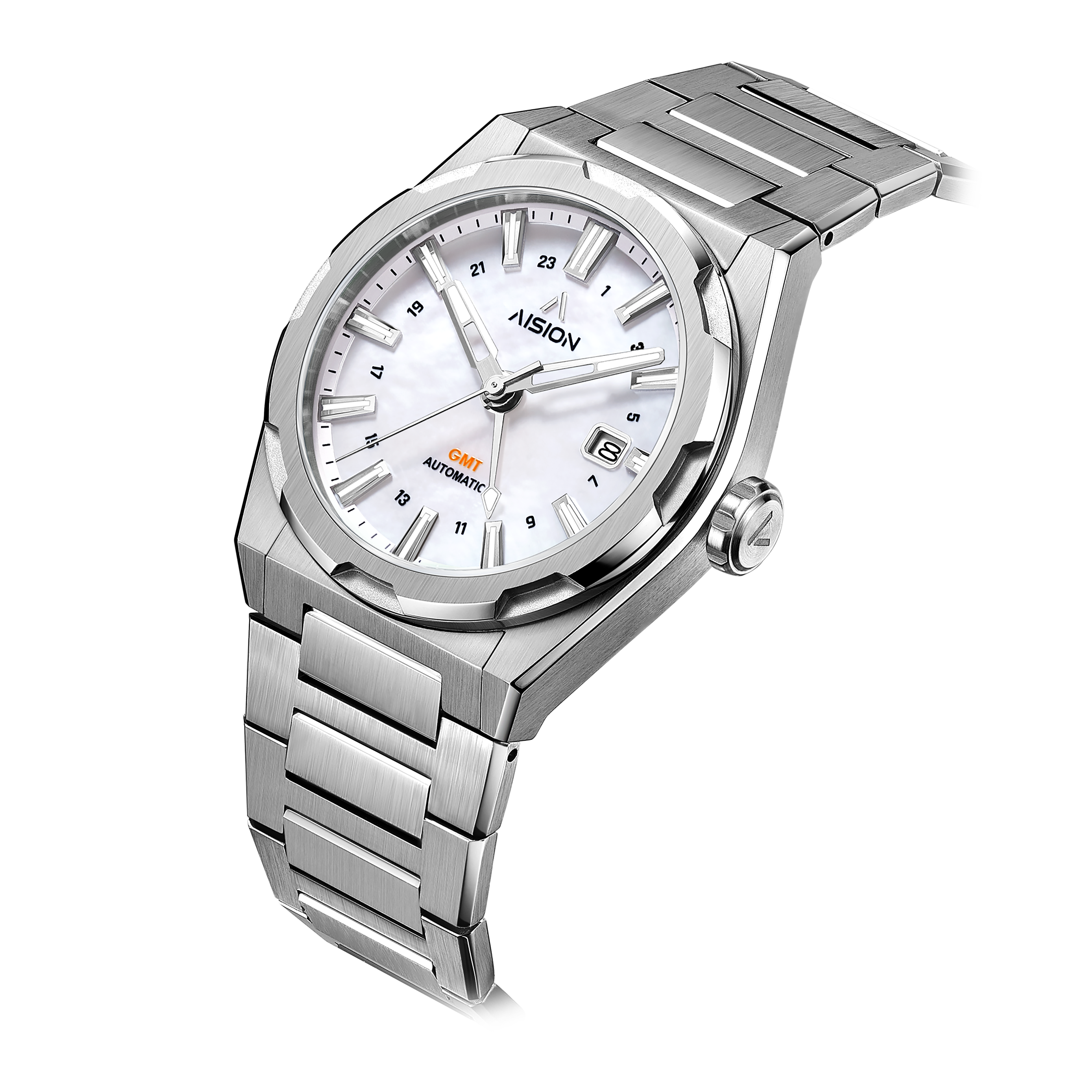 HANG GMT - White MOP Dial