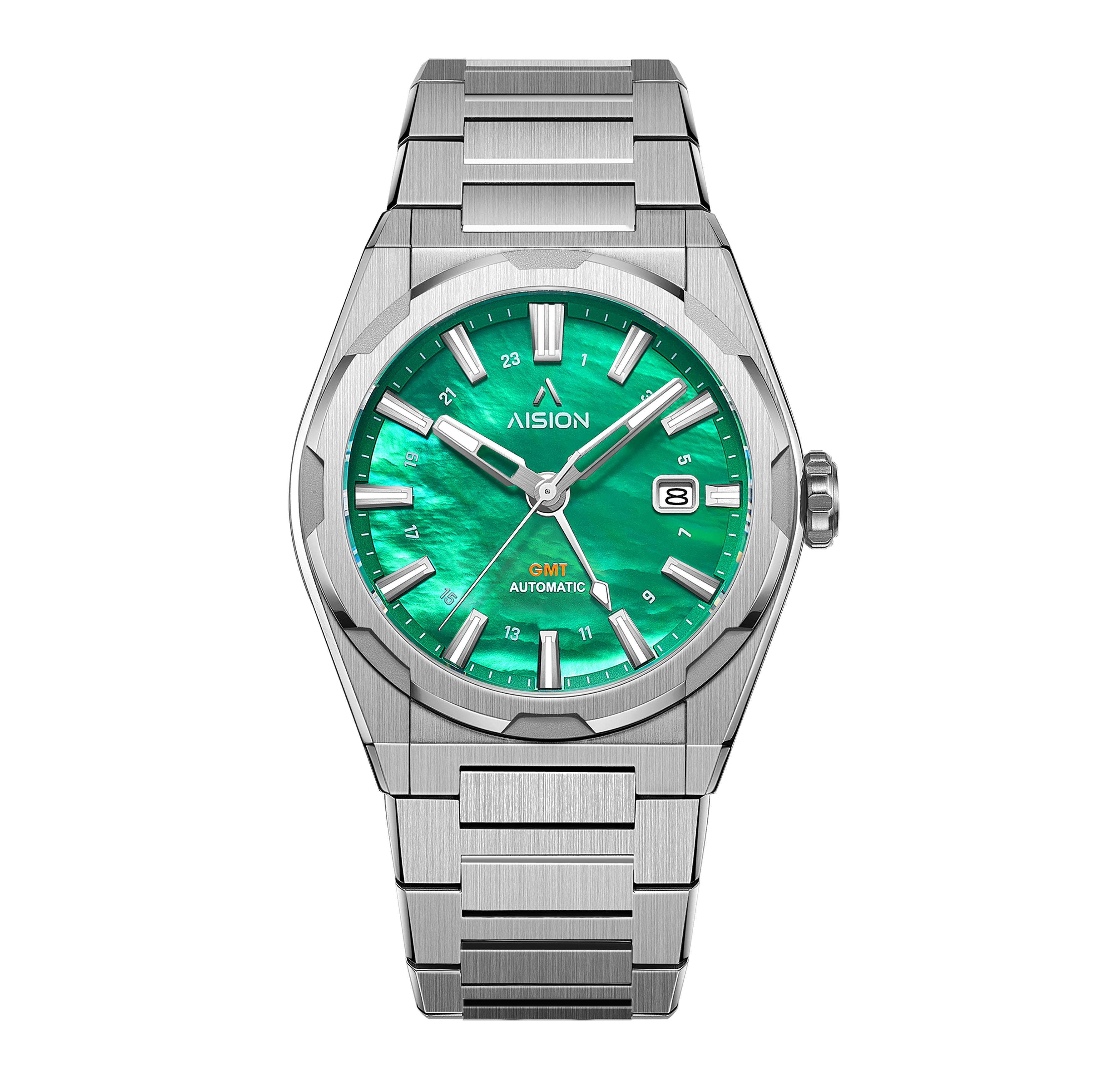 HANG GMT - Green MOP Dial