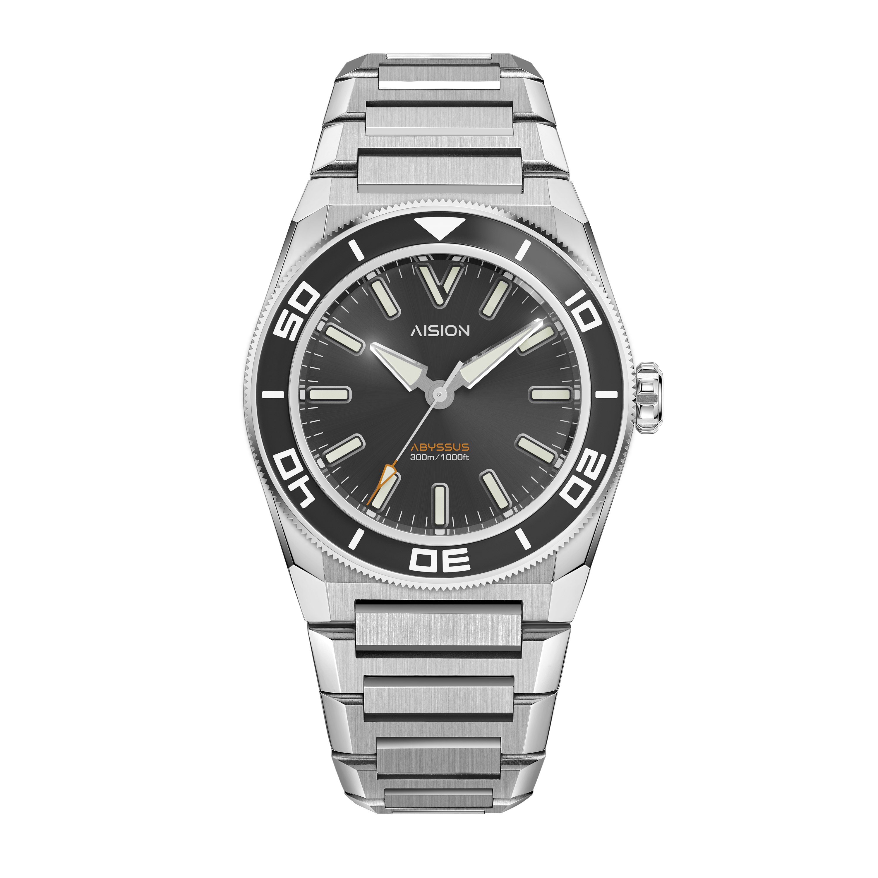 HANG ABYSSUS - Dark Grey Sunburst Dial - Bracelet