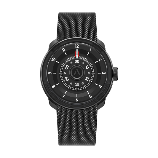 NGIZED - Layer-0 懸浮錶盤 - 黑色錶殼