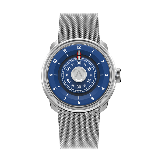 NGIZED - Layer-0 Suspended Dial - Blue Dial