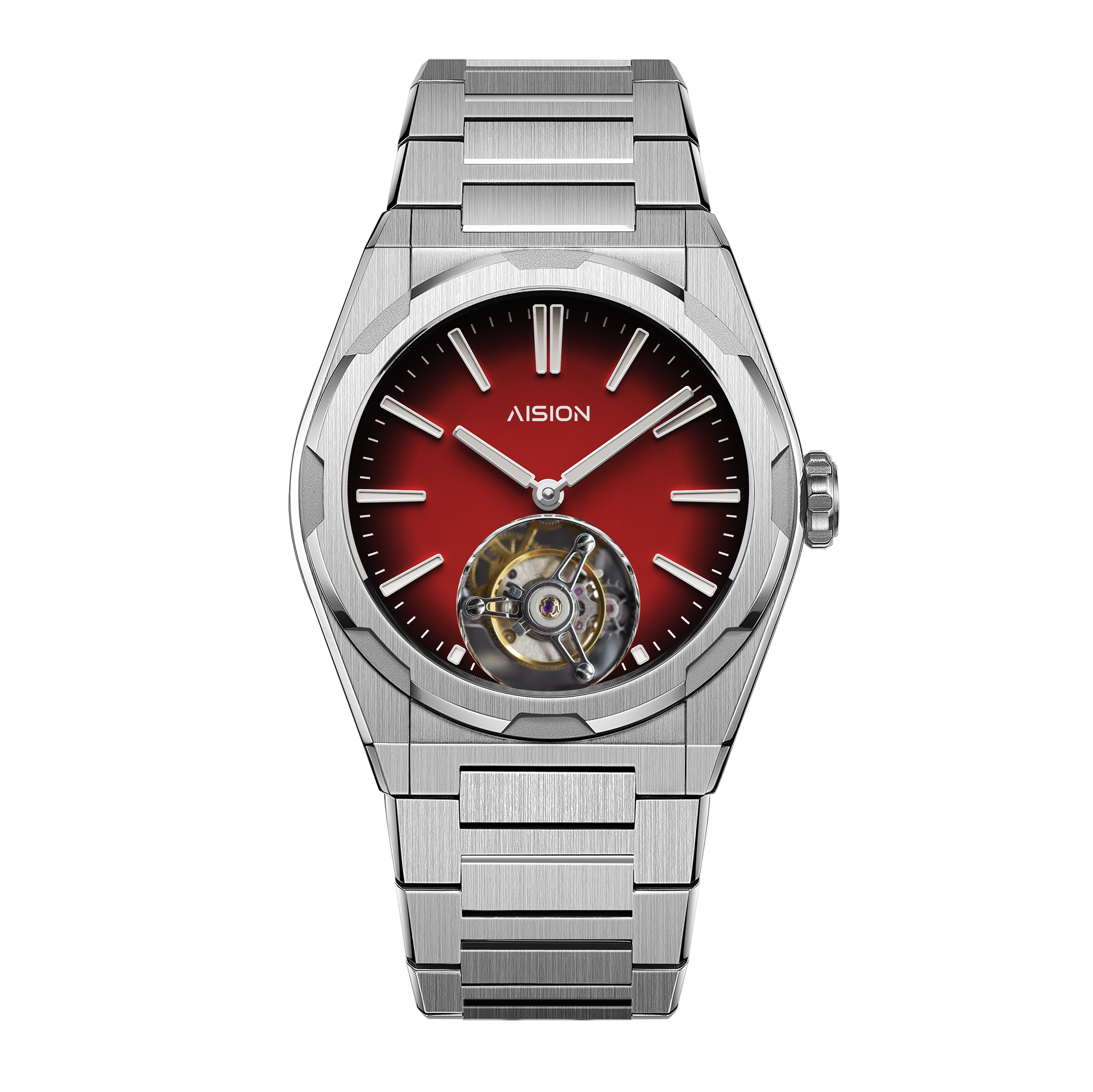 Tourbillon - Modern Minimalism Dial - Red