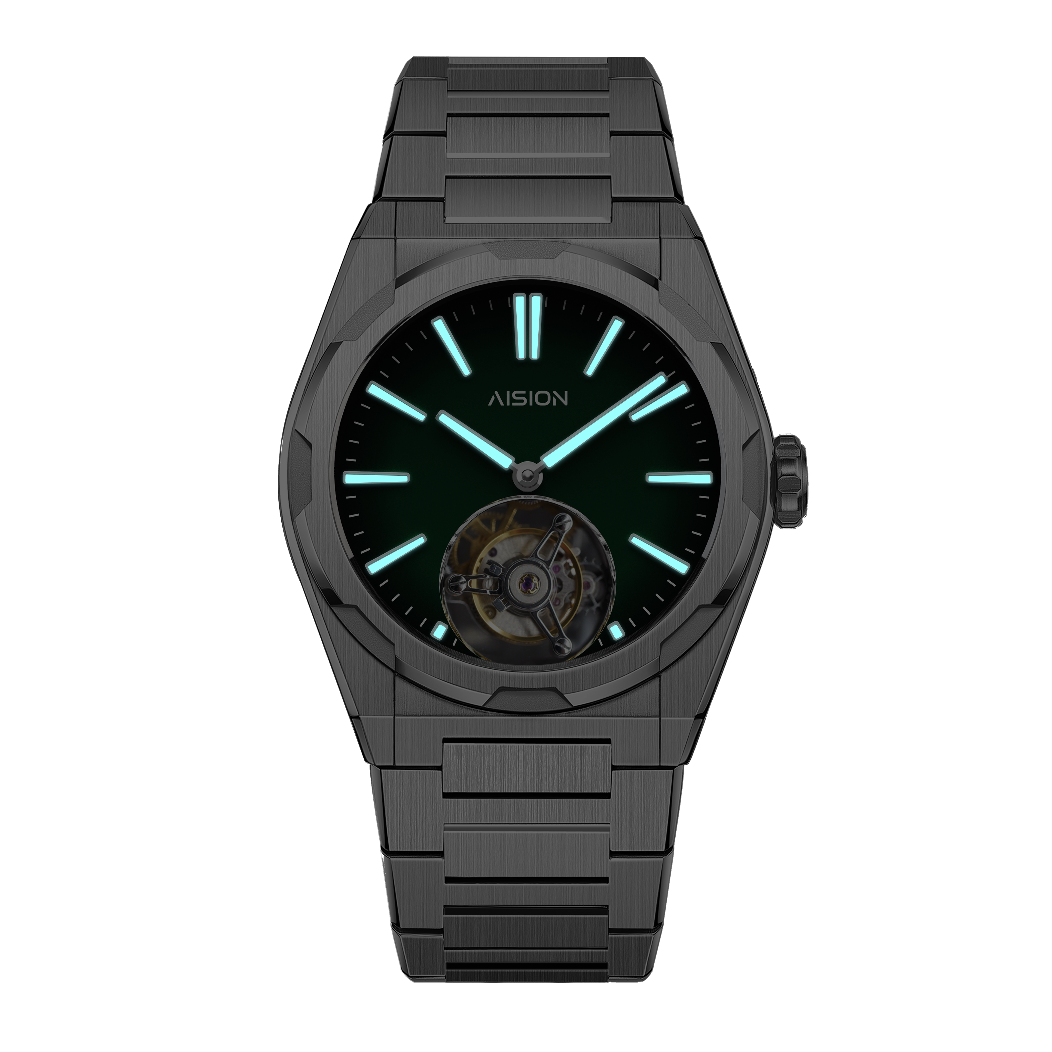 Tourbillon - Modern Minimalism Dial - Green