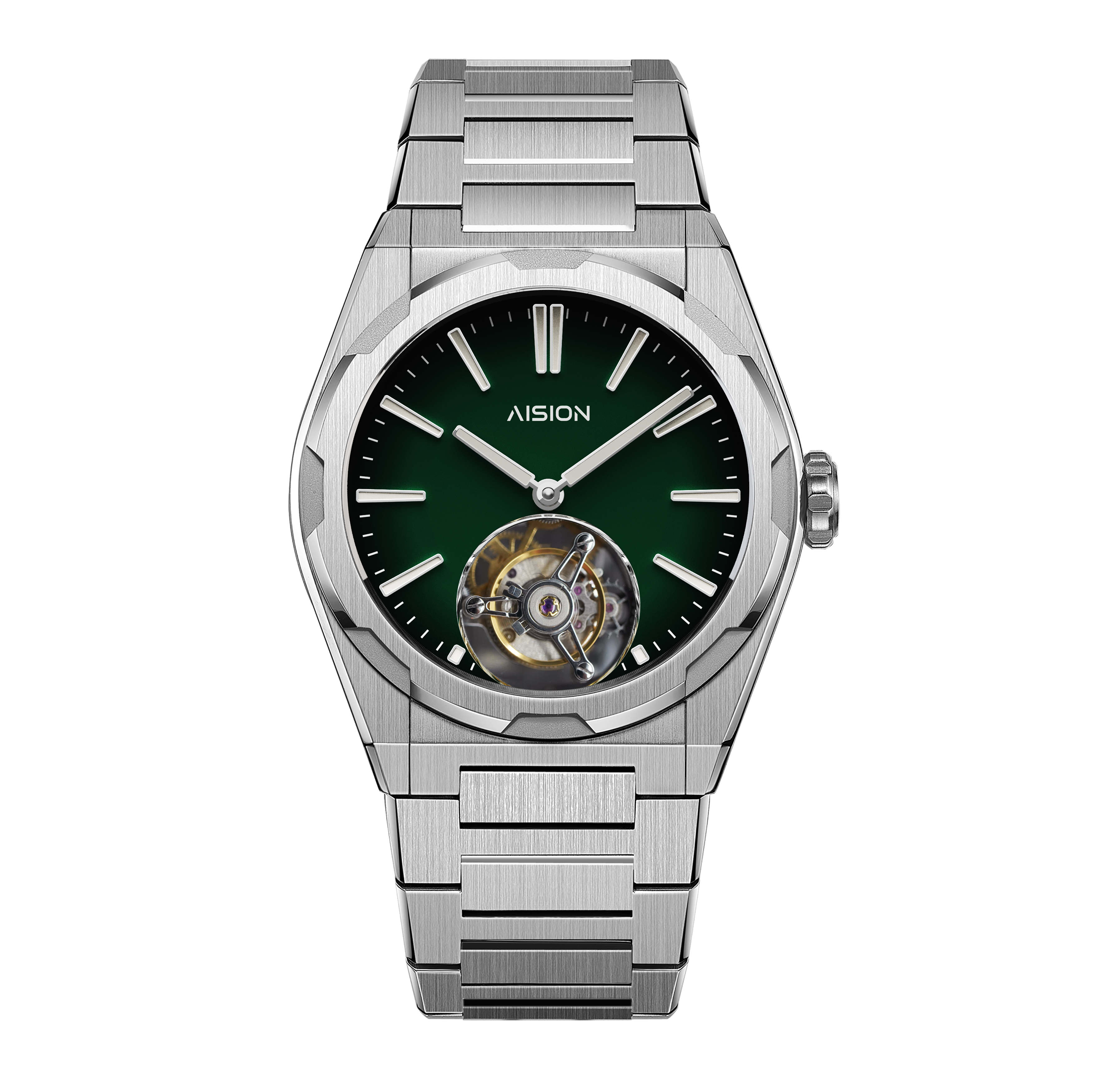 Tourbillon - Modern Minimalism Dial - Green