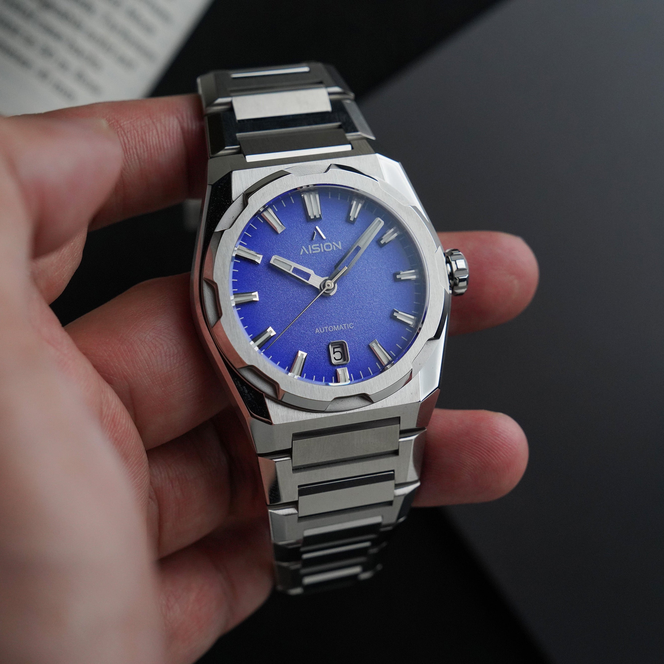 HANG - Purple Enamel Dial (lacquer)